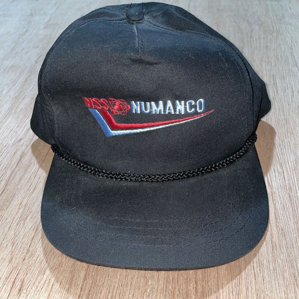 Vintage NSS NUMANCO Blue Trucker Rope Snapback Hat Cap